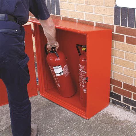 fire extinguisher outside box